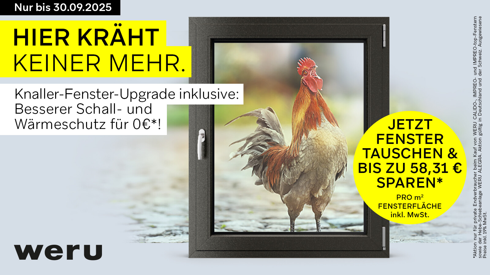 WERU Schallschutz-Aktion Bildquelle: WERU GmbH